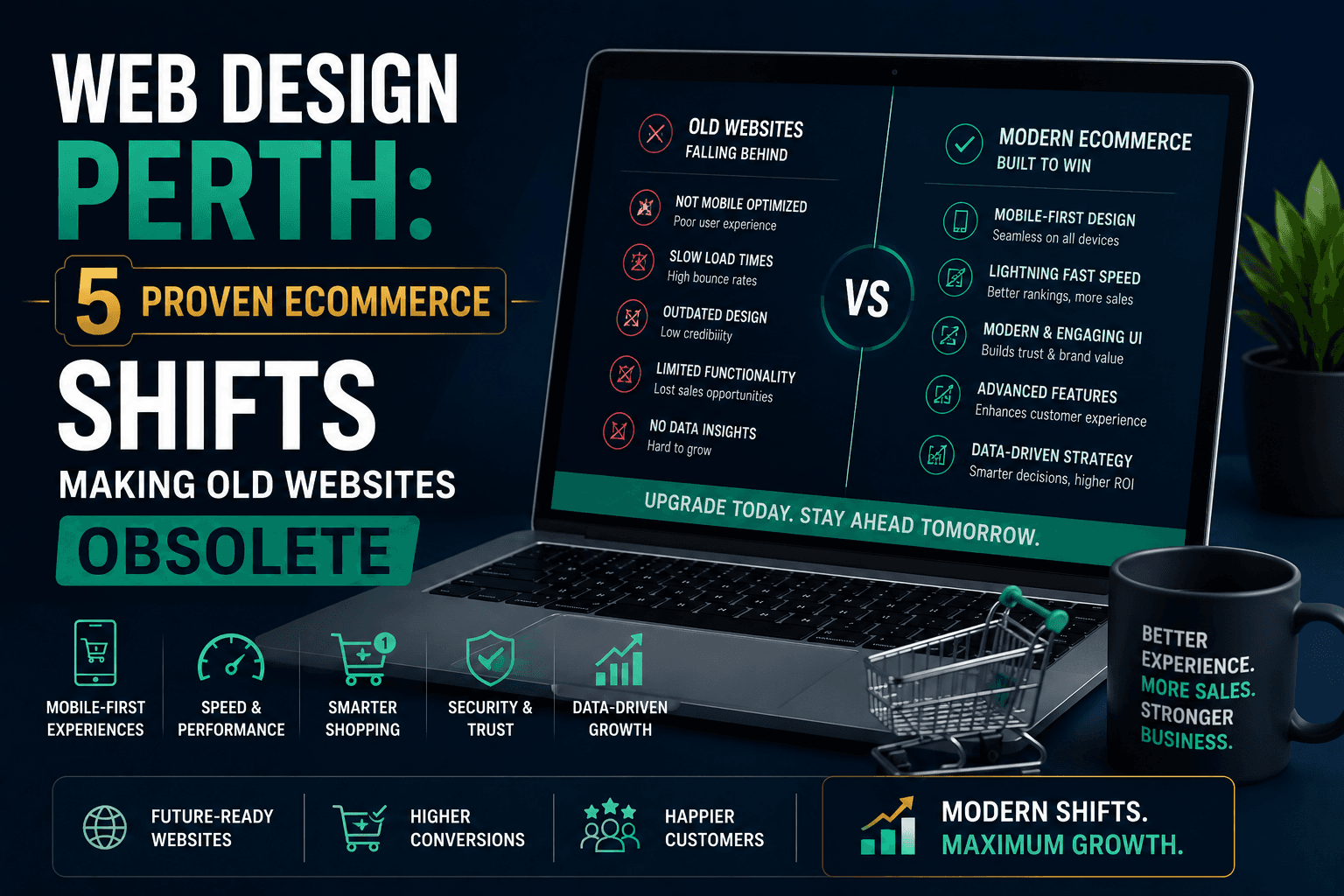 Web Design Perth: 5 Proven Ecommerce Shifts Making Old Websites Obsolete