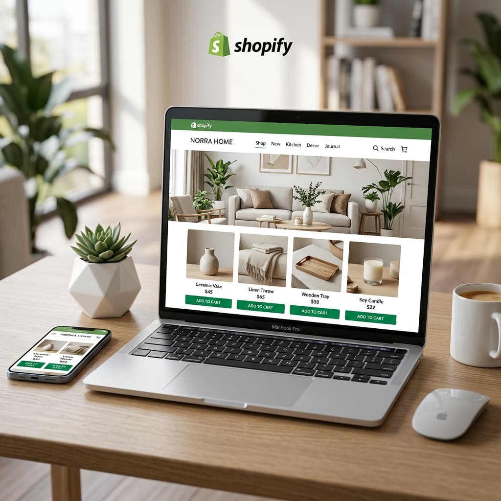 Shopify Development mockup