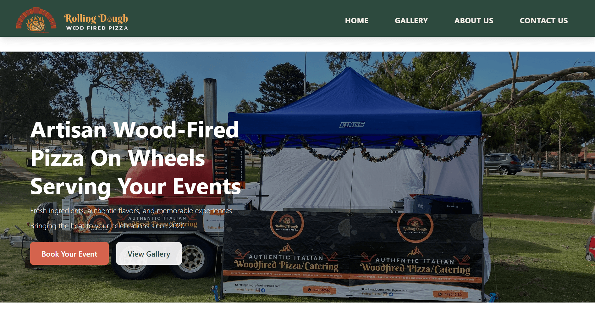 Rolling Dough website screenshot