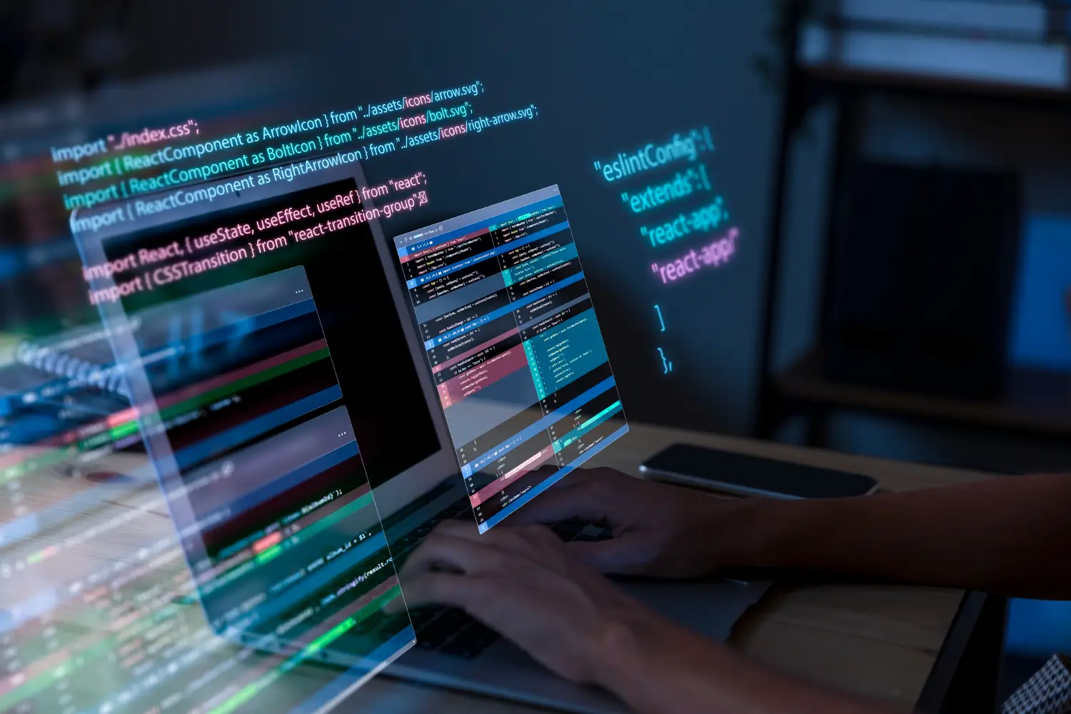 Web Development mockup